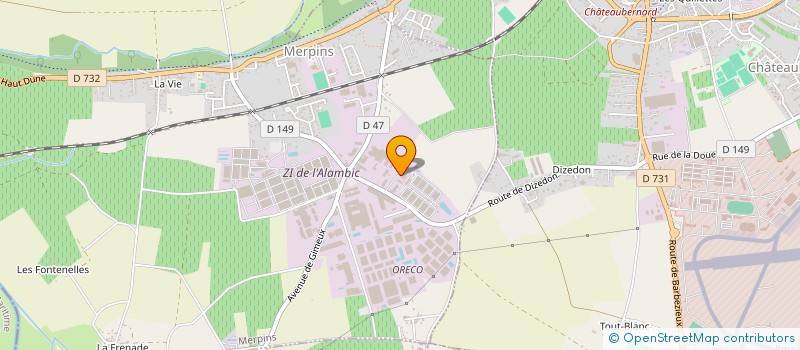 localisation de l'entreprise 822 471 439   GARAT