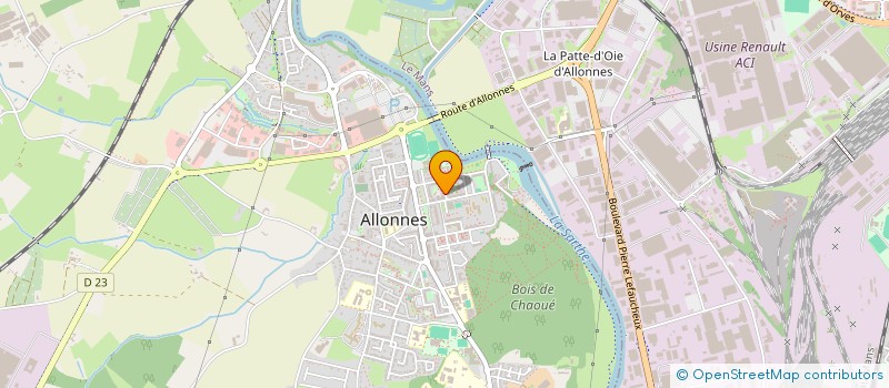 localisation de l'entreprise 822 491 585   ALLONNES