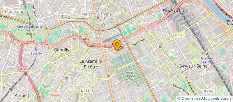 localisation de l'entreprise 822 496 261   LE KREMLIN-BICETRE