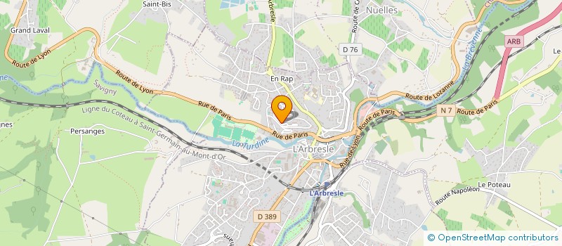 localisation de l'entreprise 822 512 075   FLEURIEUX-SUR-L'ARBRESLE