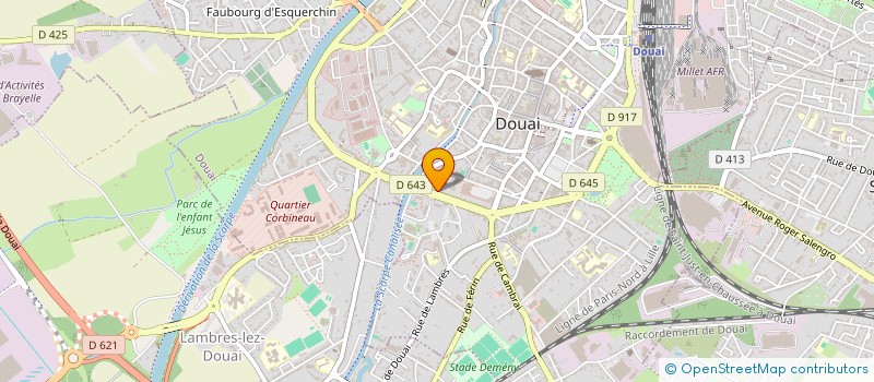 localisation de l'entreprise 822 527 743 à DOUAI