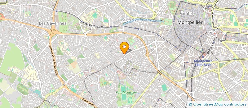localisation de l'entreprise 822 542 171 à MONTPELLIER