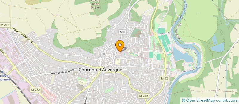 localisation de l'entreprise 822 552 279   COURNON-D'AUVERGNE