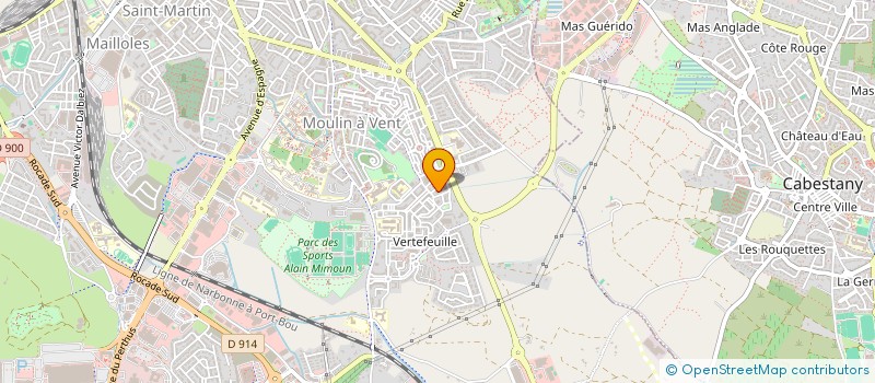 localisation de l'entreprise 822 552 899   PERPIGNAN