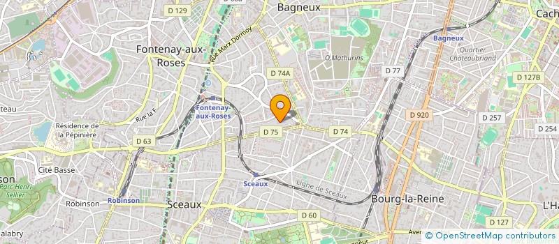localisation de l'entreprise 822 589 057 à FONTENAY-AUX-ROSES