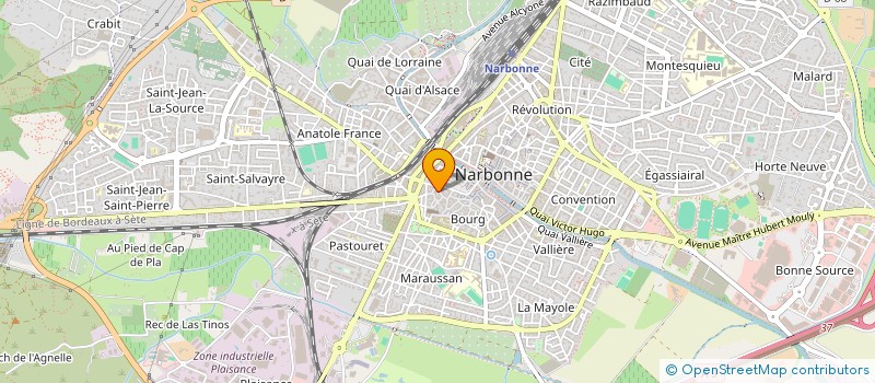 localisation de l'entreprise 822 589 420   NARBONNE