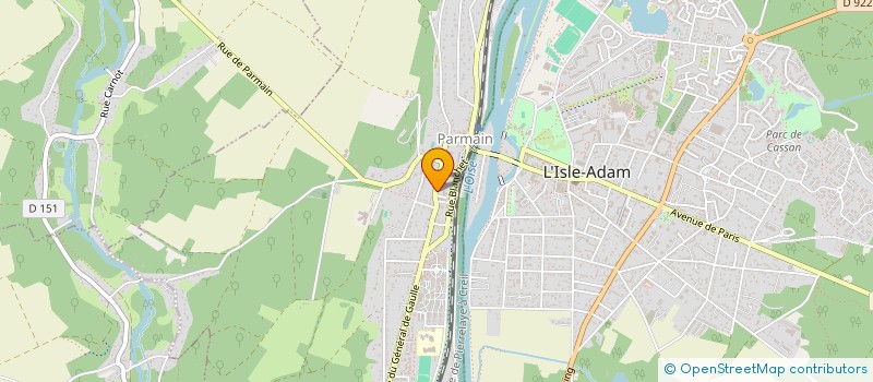 localisation de l'entreprise 822 591 780   PARMAIN