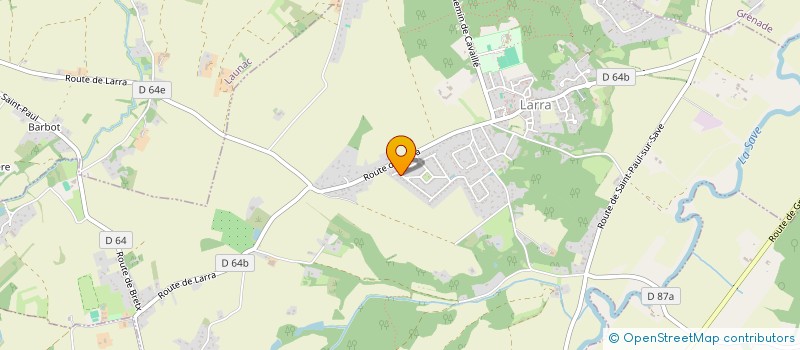 localisation de l'entreprise 822 595 005   LARRA
