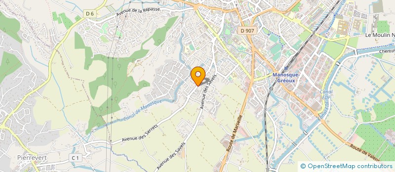 localisation de l'entreprise 822 638 326 à MANOSQUE