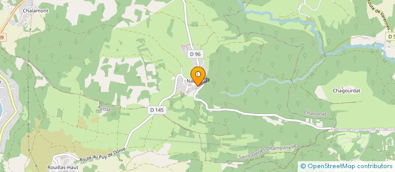 localisation de l'entreprise 822 648 648   SAINT-GENES-CHAMPANELLE