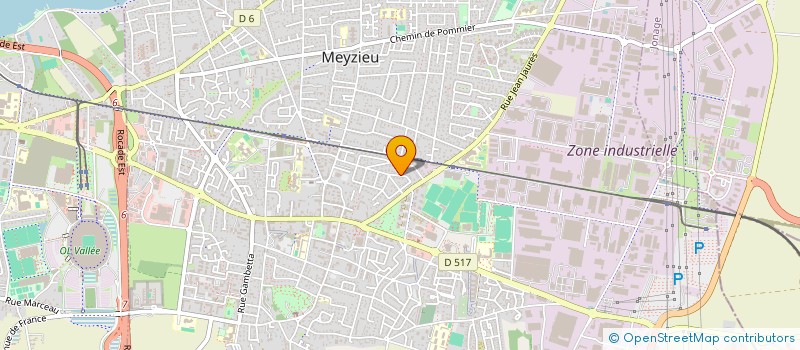 localisation de l'entreprise 822 663 258   MEYZIEU