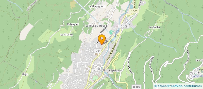 localisation de l'entreprise 822 663 746   ALLEVARD