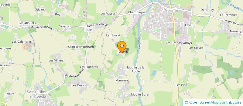 localisation de l'entreprise 822 670 618 à CHARVONNEX