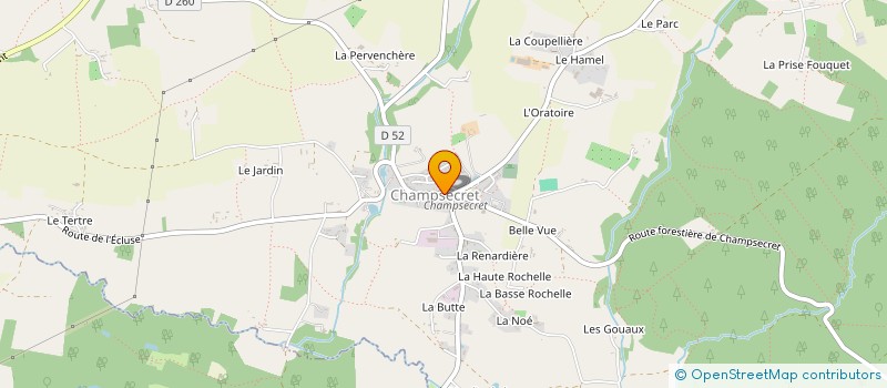 localisation de l'entreprise 822 686 168 à CHAMPSECRET