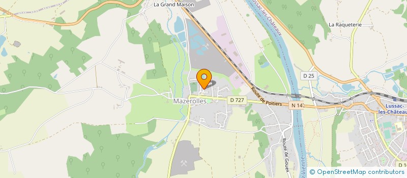 localisation de l'entreprise 822 715 520   VALDIVIENNE