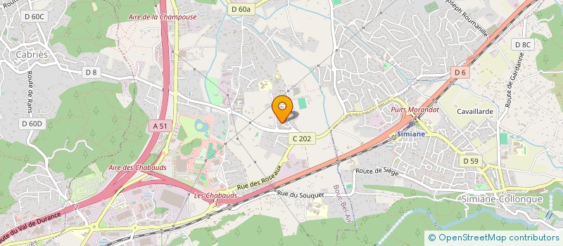 localisation de l'entreprise 822 717 872 à BOUC-BEL-AIR