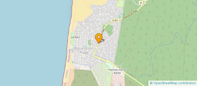 localisation de l'entreprise 822 721 197   BISCARROSSE