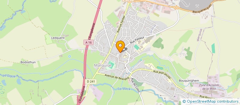 localisation de l'entreprise 822 724 365   LANDRETHUN-LE-NORD