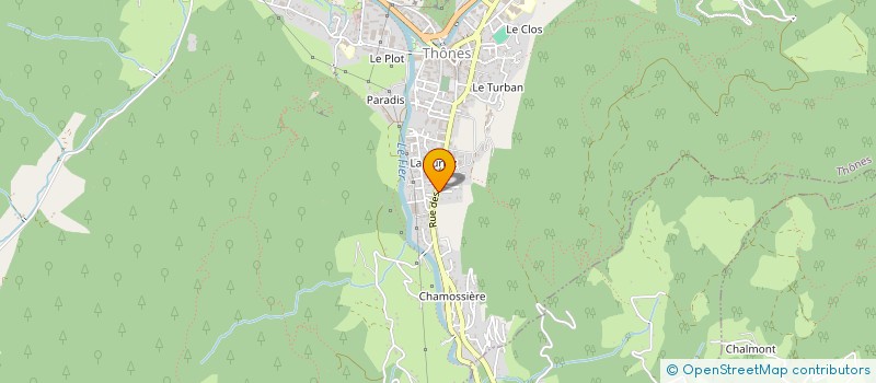 localisation de l'entreprise 822 724 621   THONES