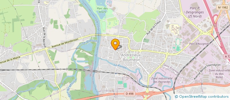 localisation de l'entreprise 822 747 911   SAINT-ETIENNE