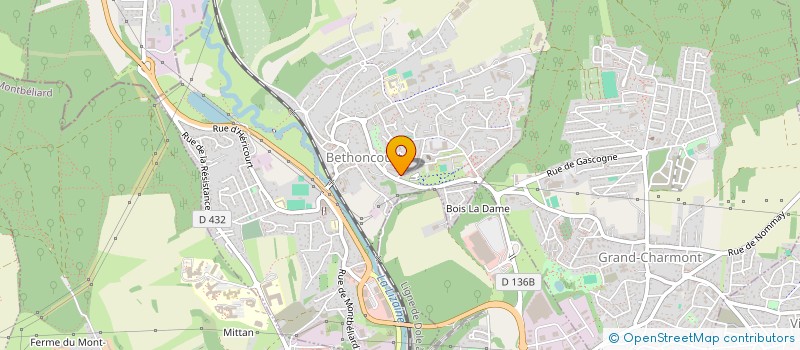 localisation de l'entreprise 822 762 266 à BETHONCOURT