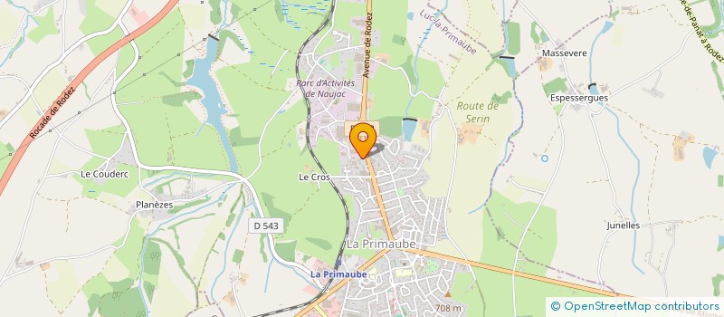 localisation de l'entreprise 822 766 614   SEBAZAC-CONCOURES