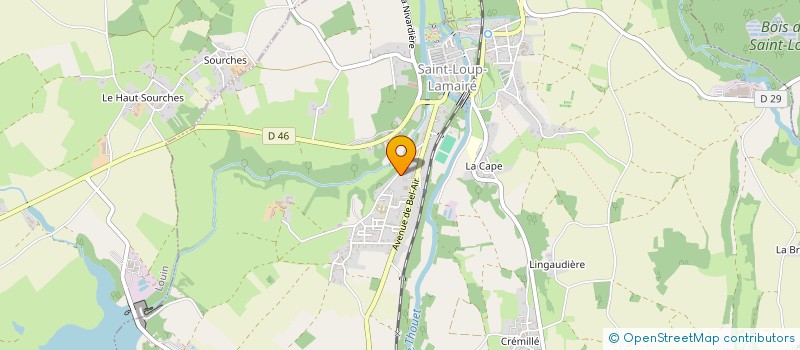 localisation de l'entreprise 822 779 864   SAINT-LOUP-LAMAIRE