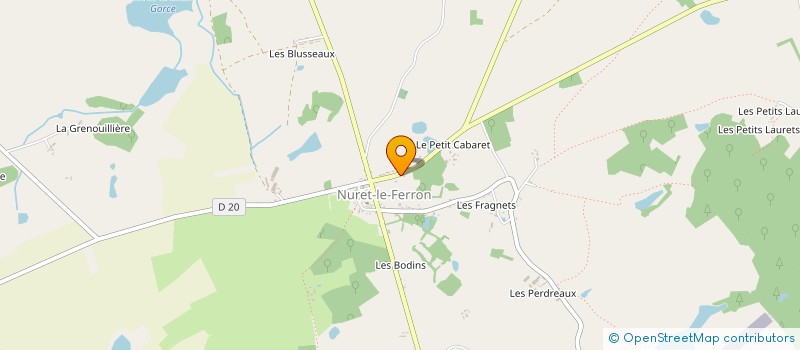 localisation de l'entreprise 822 782 421 à NURET-LE-FERRON