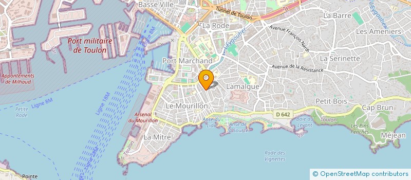 localisation de l'entreprise 822 800 843   TOULON