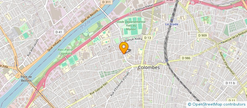localisation de l'entreprise 822 806 469 à COLOMBES
