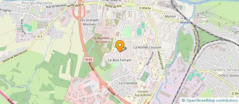 localisation de l'entreprise 822 814 901   CHARLEVILLE-MEZIERES