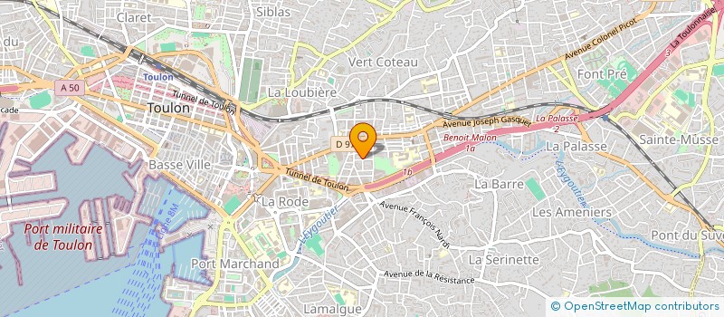 localisation de l'entreprise 822 835 815   TOULON