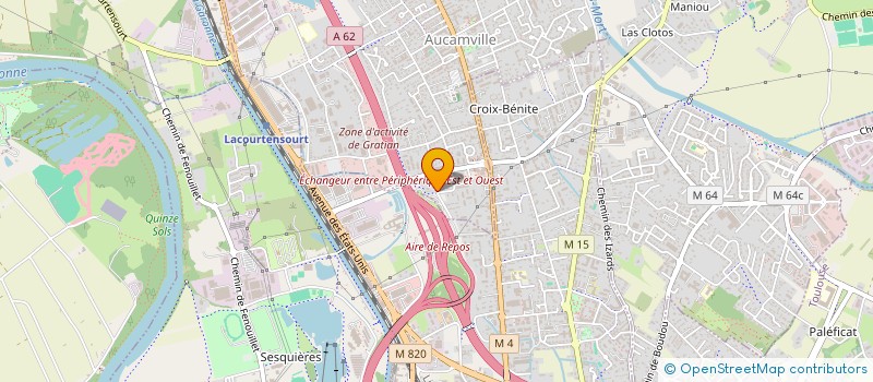 localisation de l'entreprise 822 839 189   BLAGNAC