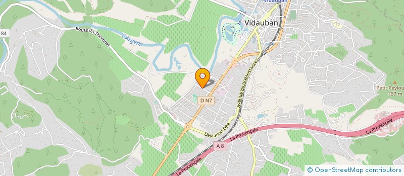 localisation de l'entreprise 822 863 601   VIDAUBAN