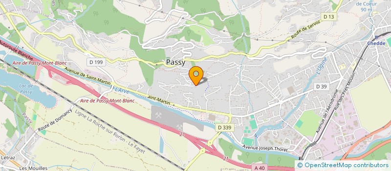 localisation de l'entreprise 822 912 069   PASSY