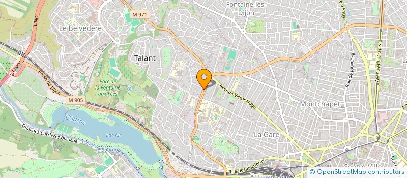 localisation de l'entreprise 822 930 970   TALANT