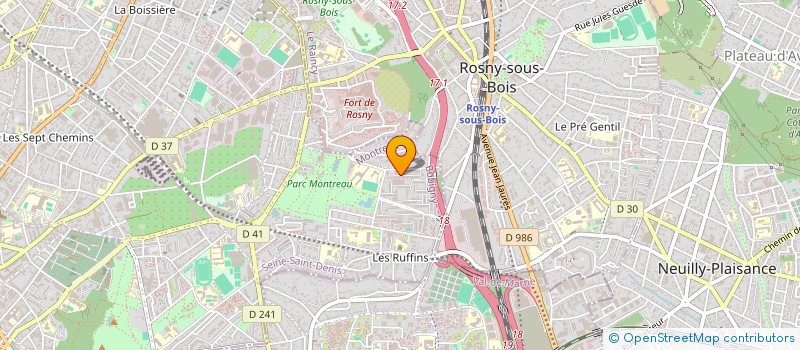 localisation de l'entreprise 822 961 546   MONTREUIL