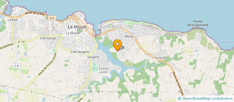 localisation de l'entreprise 822 982 377 à LE MOULE