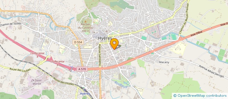localisation de l'entreprise 822 997 300  à HYERES
