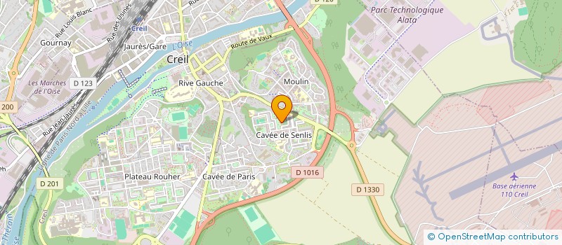 localisation de l'entreprise 823 013 644   CREIL