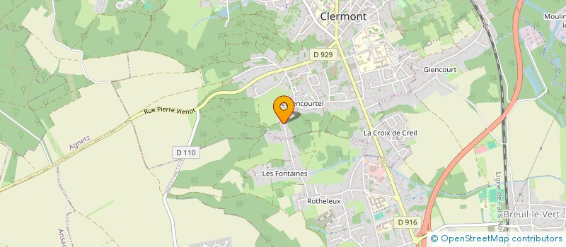 localisation de l'entreprise 823 021 886   CLERMONT