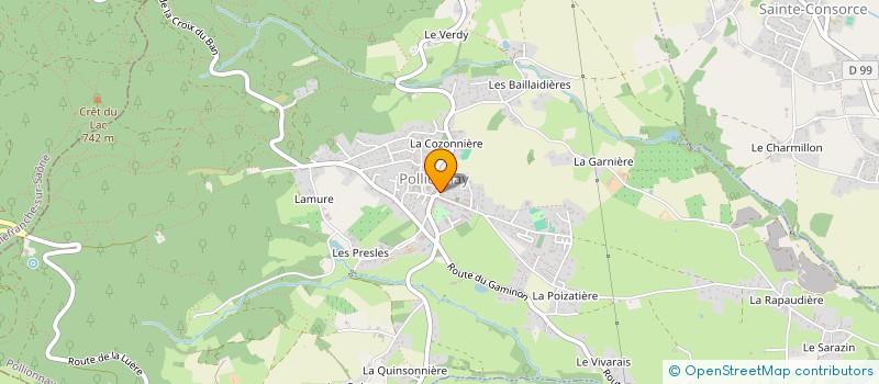 localisation de l'entreprise 823 024 948   POLLIONNAY
