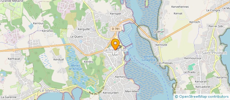 localisation de l'entreprise 823 036 637  à AURAY
