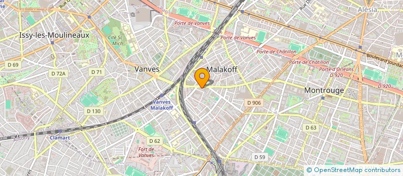 localisation de l'entreprise 823 071 709   MALAKOFF