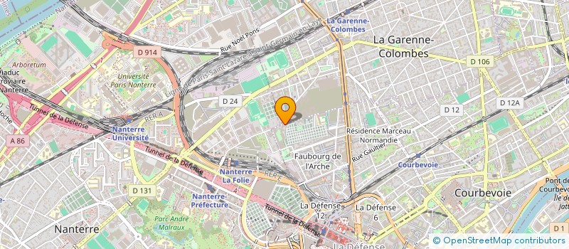 localisation de l'entreprise 823 074 760 à COURBEVOIE