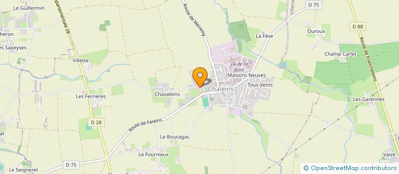 localisation de l'entreprise 823 080 171 à MESSIMY-SUR-SAONE