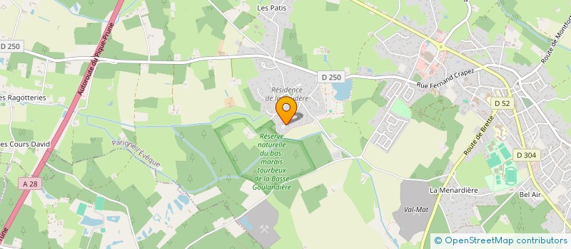 localisation de l'entreprise 823 092 879   PARIGNE-L'EVEQUE