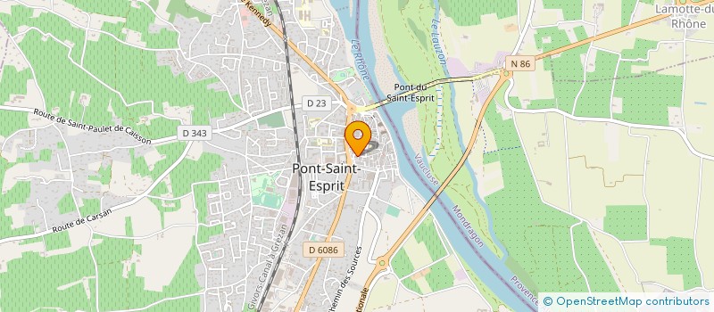 localisation de l'entreprise 823 099 379 à PONT-SAINT-ESPRIT