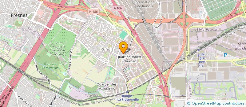 localisation de l'entreprise 823 116 769  à RUNGIS