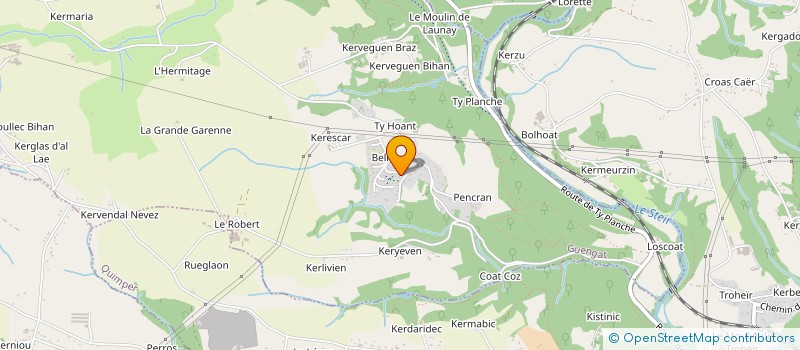 localisation de l'entreprise 823 124 508  à QUIMPER